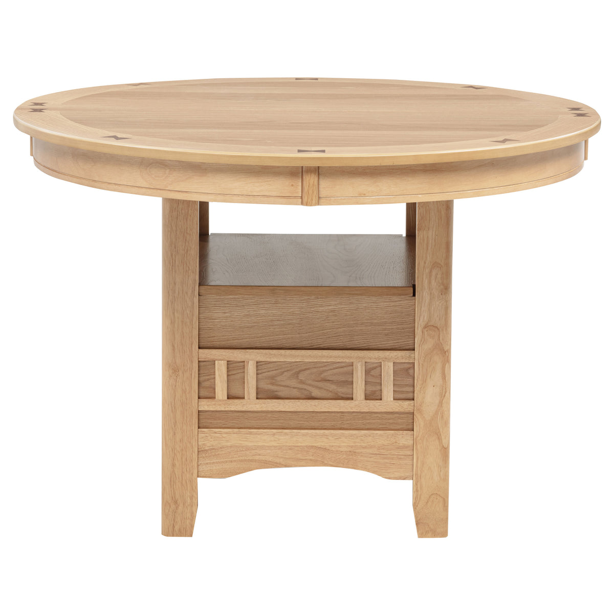 Lavon Oval 60-inch Wood Extension Leaf Dining Table - Light Oak