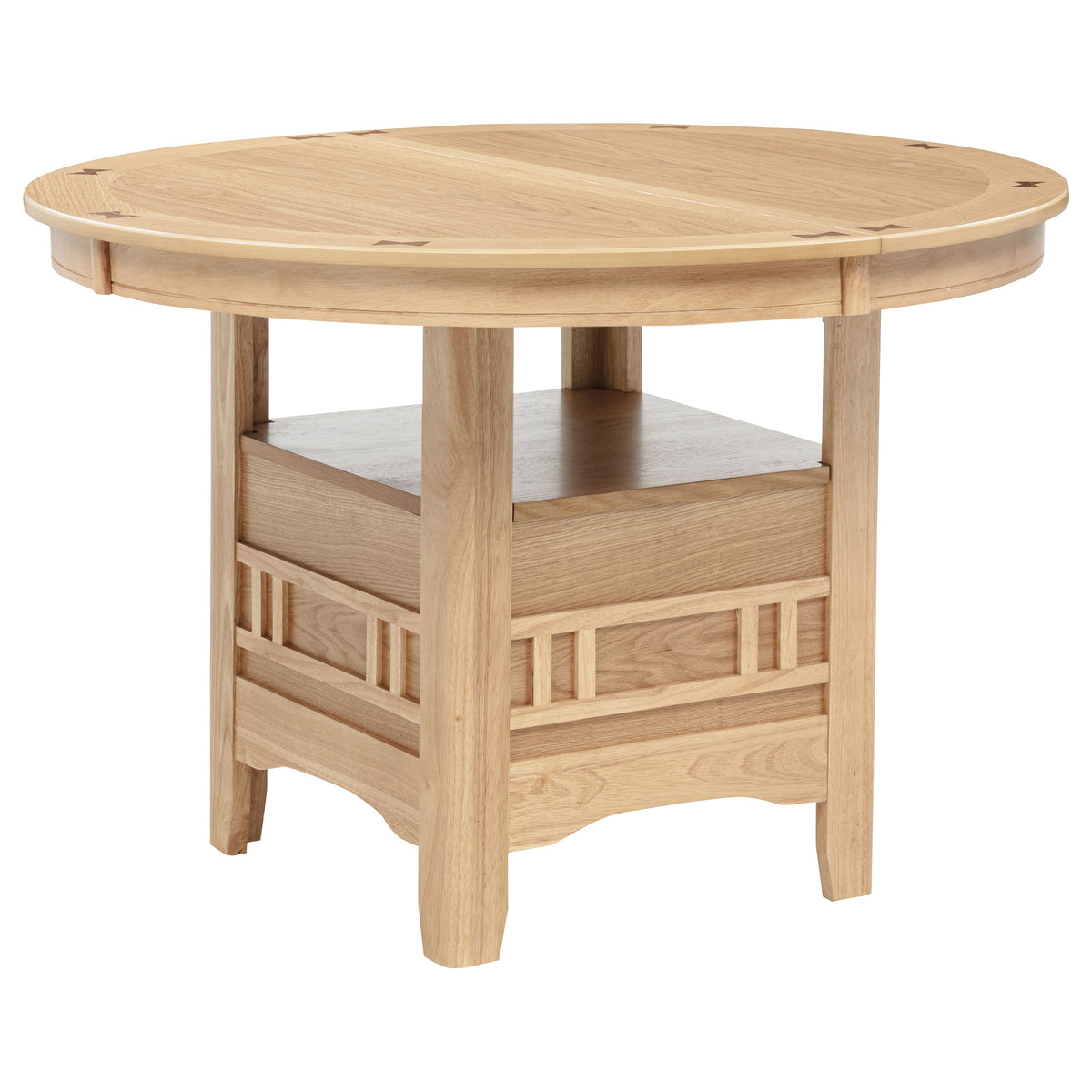 Lavon Oval 60-inch Wood Extension Leaf Dining Table - Light Oak
