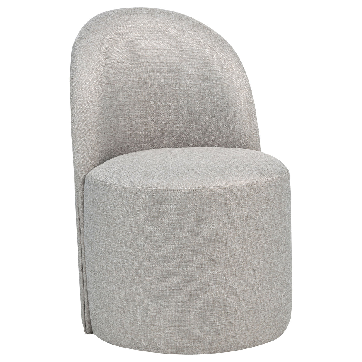 Aubrey Upholstered Barrel Dining Side Chair (Set of 2) - Beige