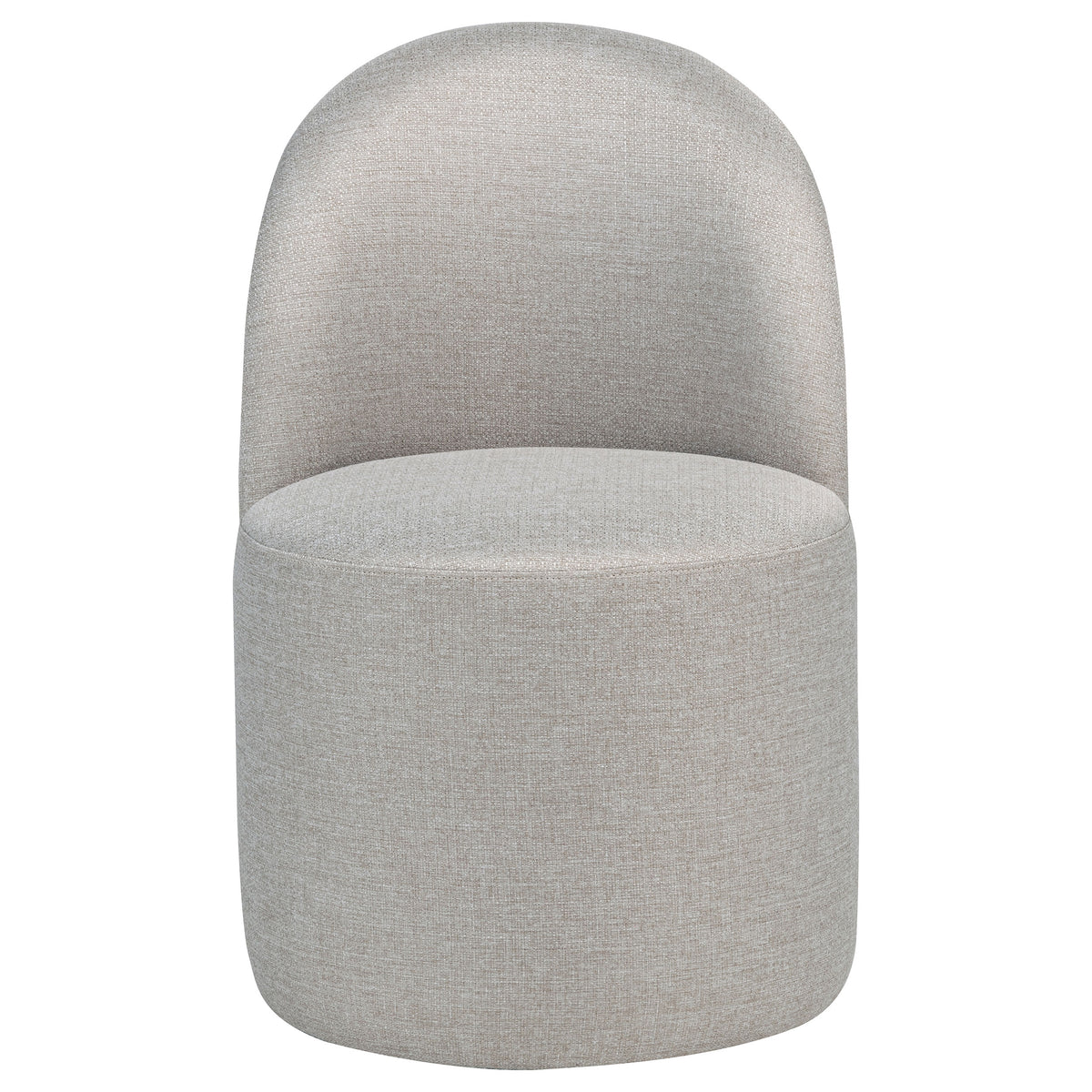 Aubrey Upholstered Barrel Dining Side Chair (Set of 2) - Beige