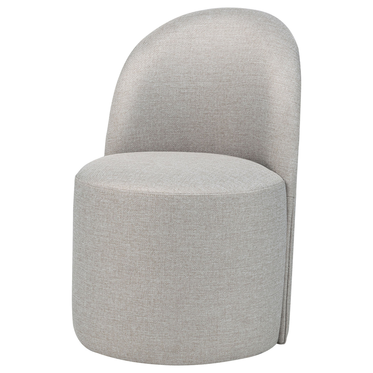 Aubrey Upholstered Barrel Dining Side Chair (Set of 2) - Beige