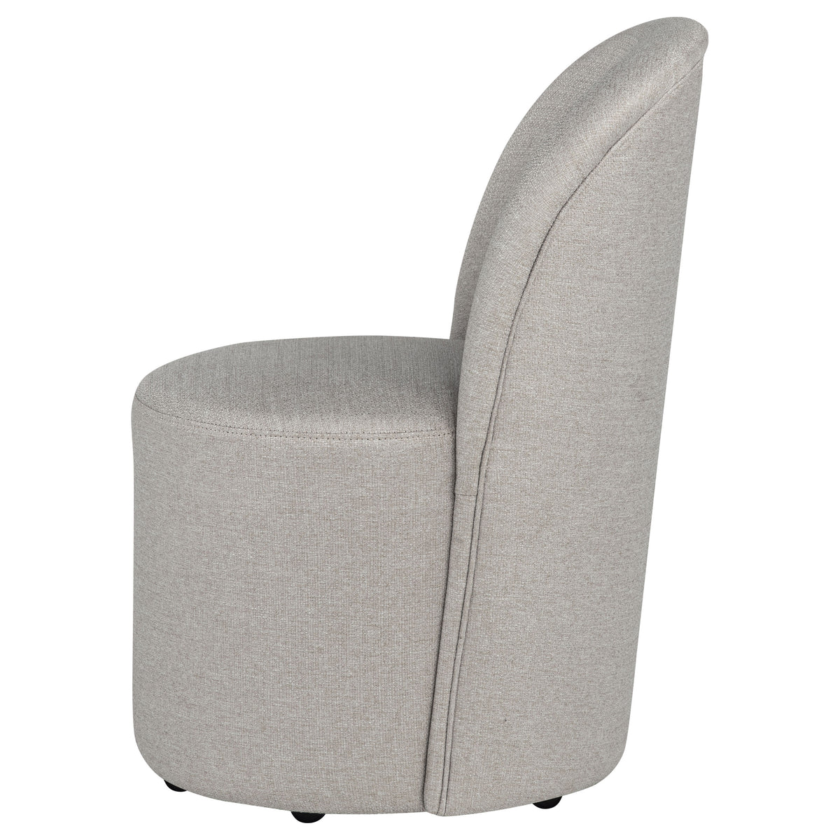Aubrey Upholstered Barrel Dining Side Chair (Set of 2) - Beige