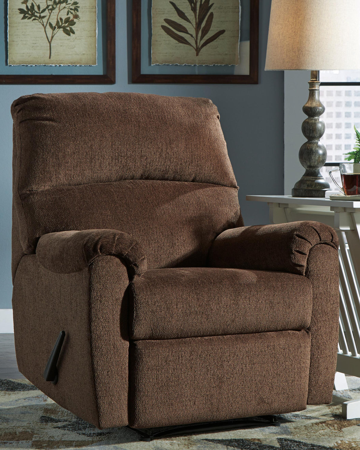 Nerviano Zero Wall Recliner Chenille