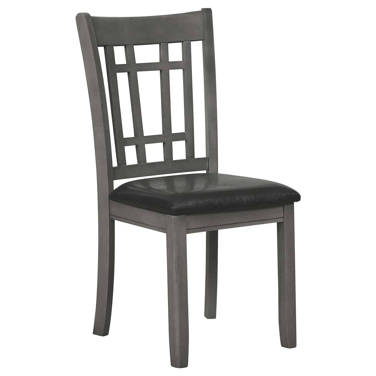 Lavon 5-piece Oval Extension Leaf Dining Set - Medium Grey
