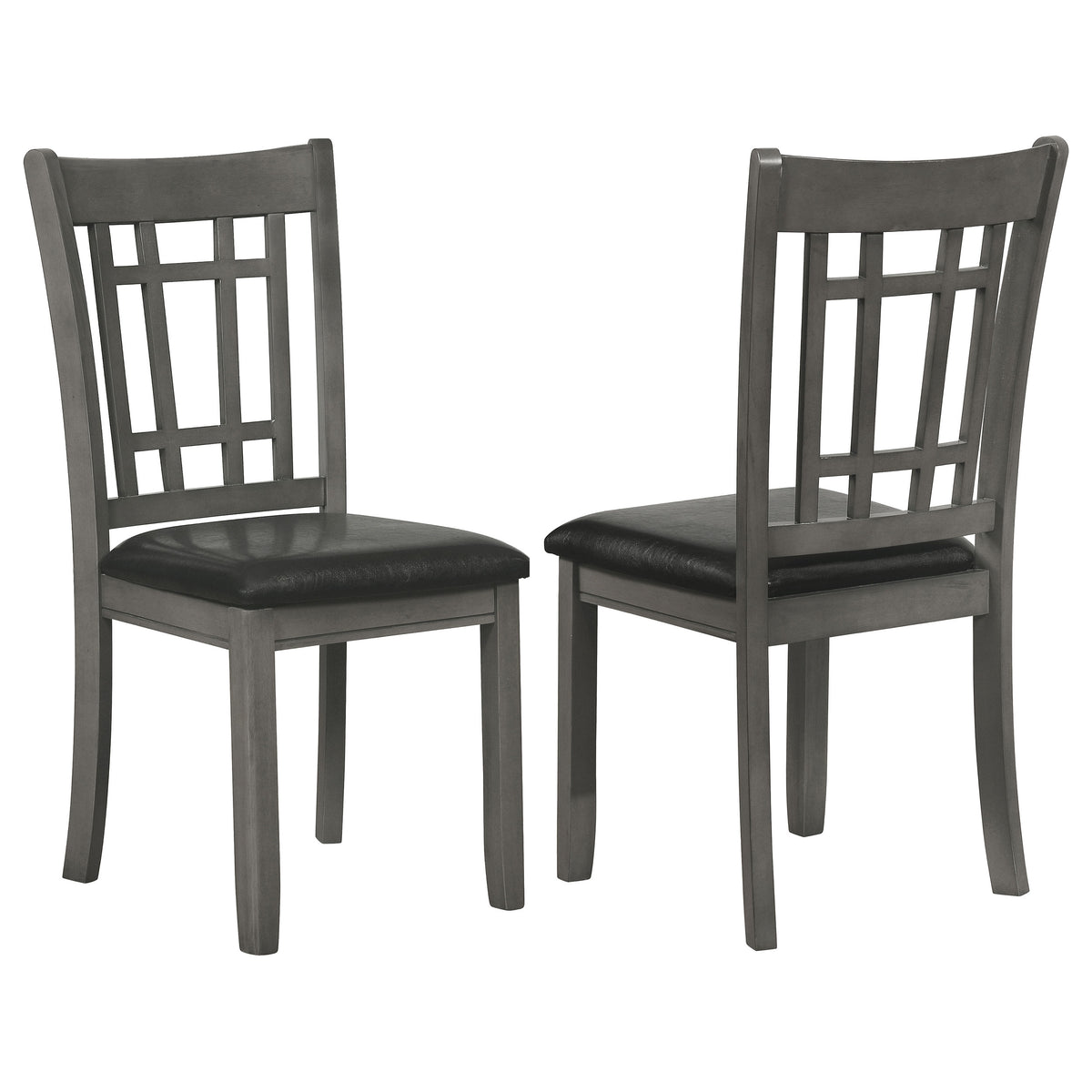 Lavon Wood Dining Side Chair (Set of 2) - Medium Grey