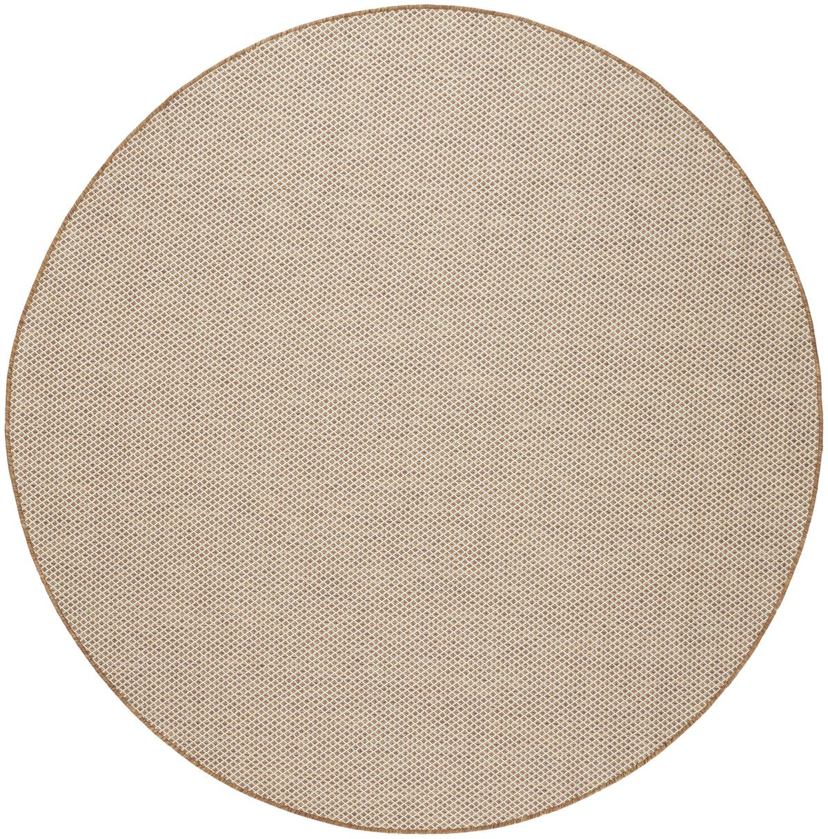 Courtyard COU01 Jute Ivory Rug - Round