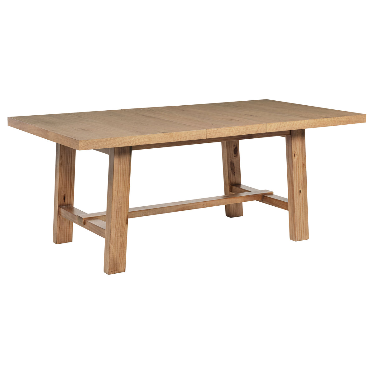 Middleton 6-piece Extension Leaf Dining Set Brown - Natural and Black