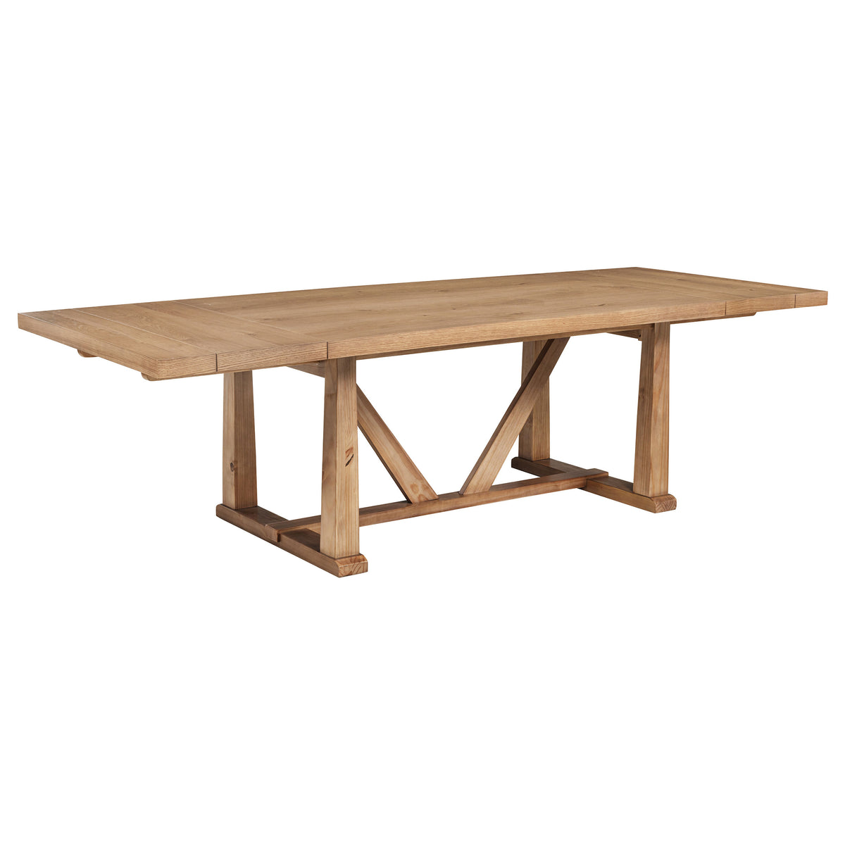 Middleton 9-piece Extension Leaf Dining Set Brown - Natural and Black