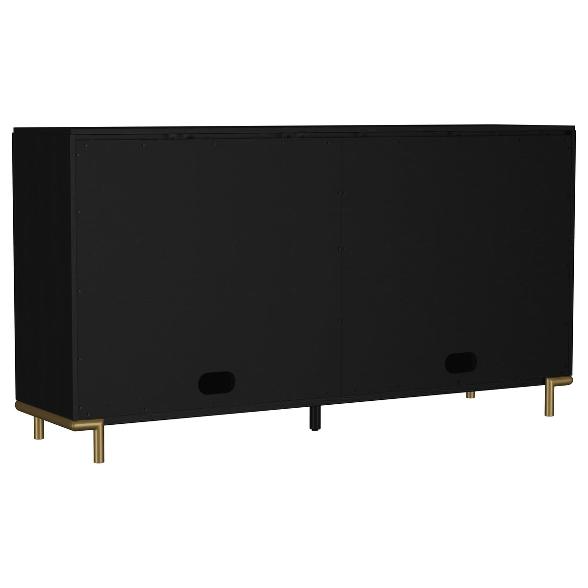 Arini 2-drawer Cane Door Dining Sideboard Server - Black