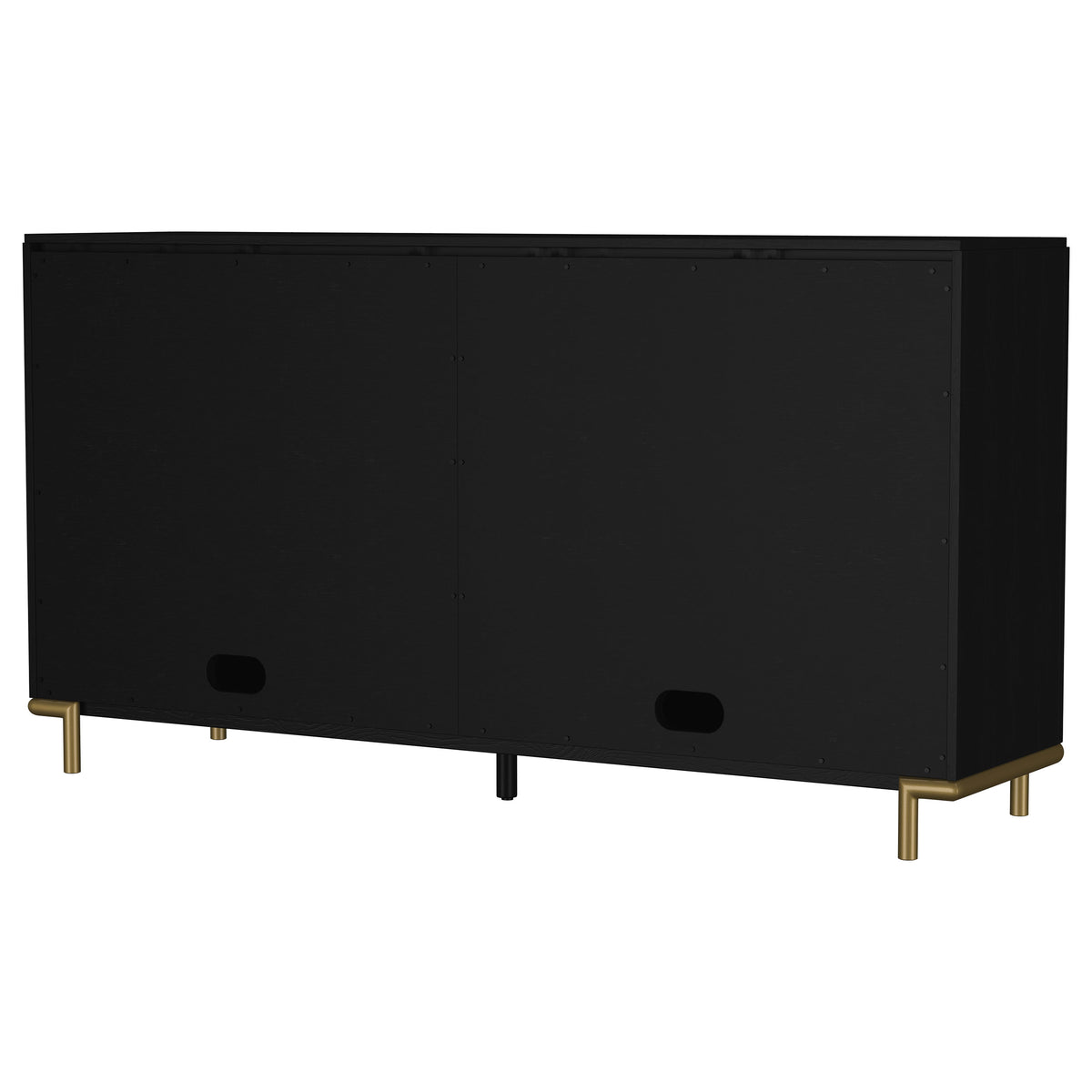 Arini 2-drawer Cane Door Dining Sideboard Server - Black
