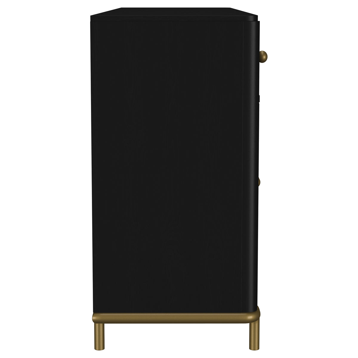 Arini 2-drawer Cane Door Dining Sideboard Server - Black