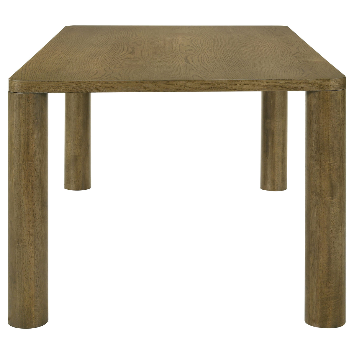 Castlewood 7-piece 71-inch Rectangular Dining Set Brown Oak