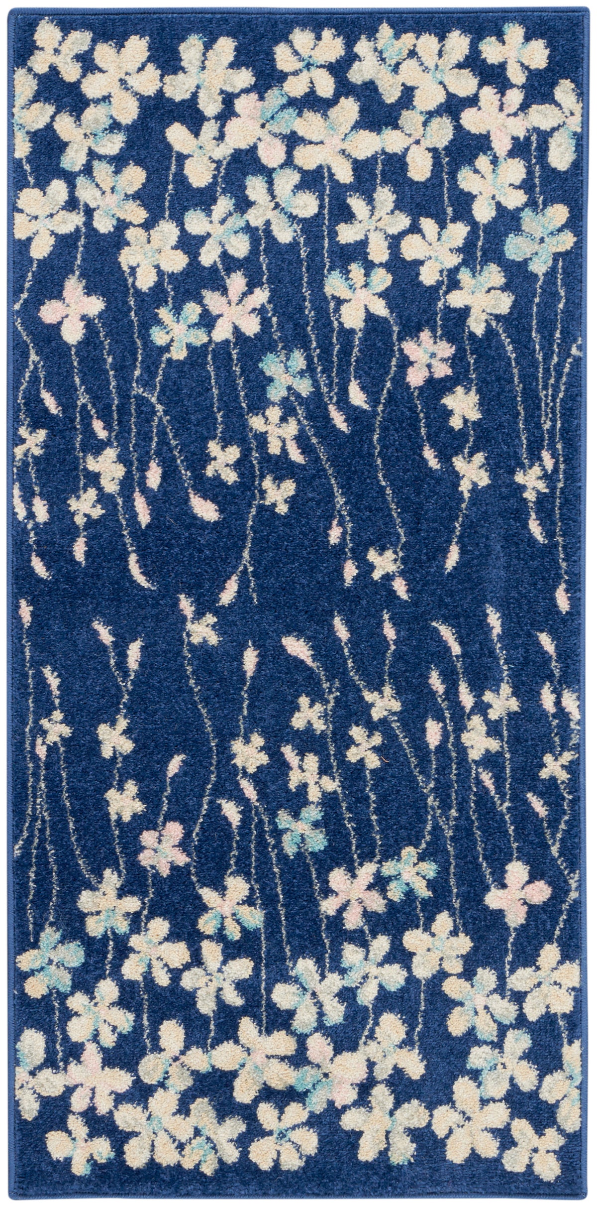 Tranquil TRA04 Navy Rug - Rectangle