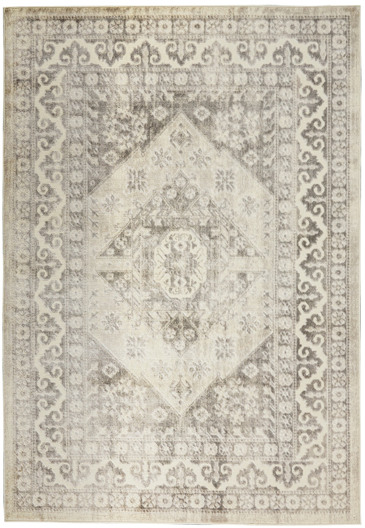 Cyrus CYR05 Ivory Rug - Rectangle