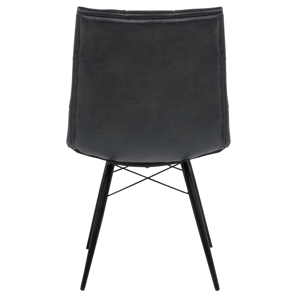Aiken Faux Leather Upholstered Dining Side Chair (Set of 4) - Charcoal