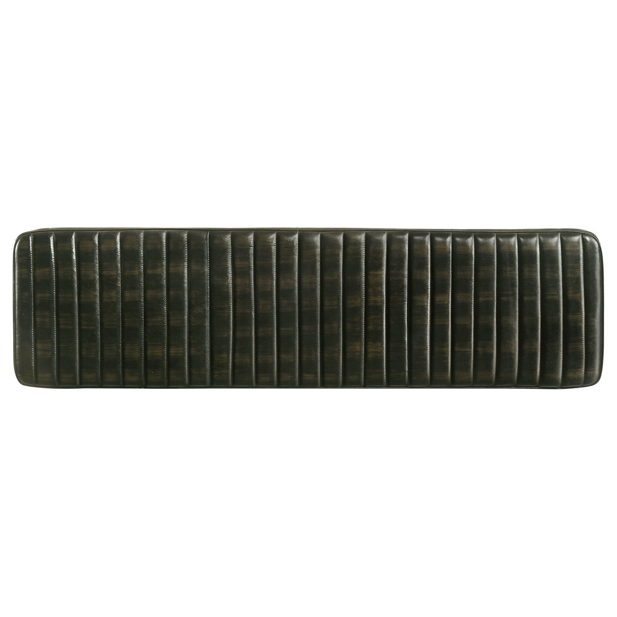 Misty Leather Upholstered Dining Bench Antique - Antique Espresso