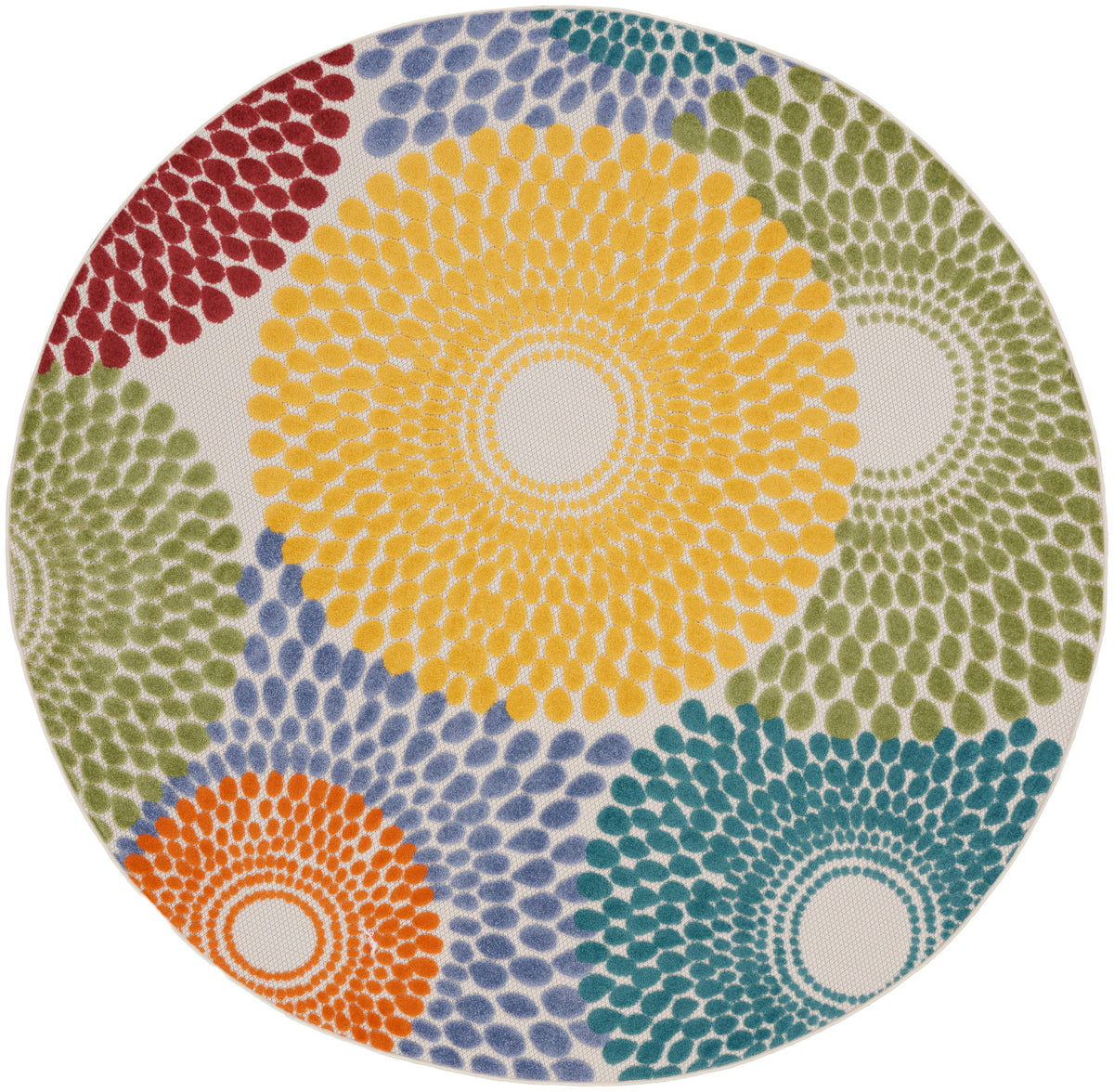 Aloha ALH29 Multicolor Rug - Round