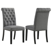Alana Fabric Upholstered Dining Side Chair (Set of 2) - Grey