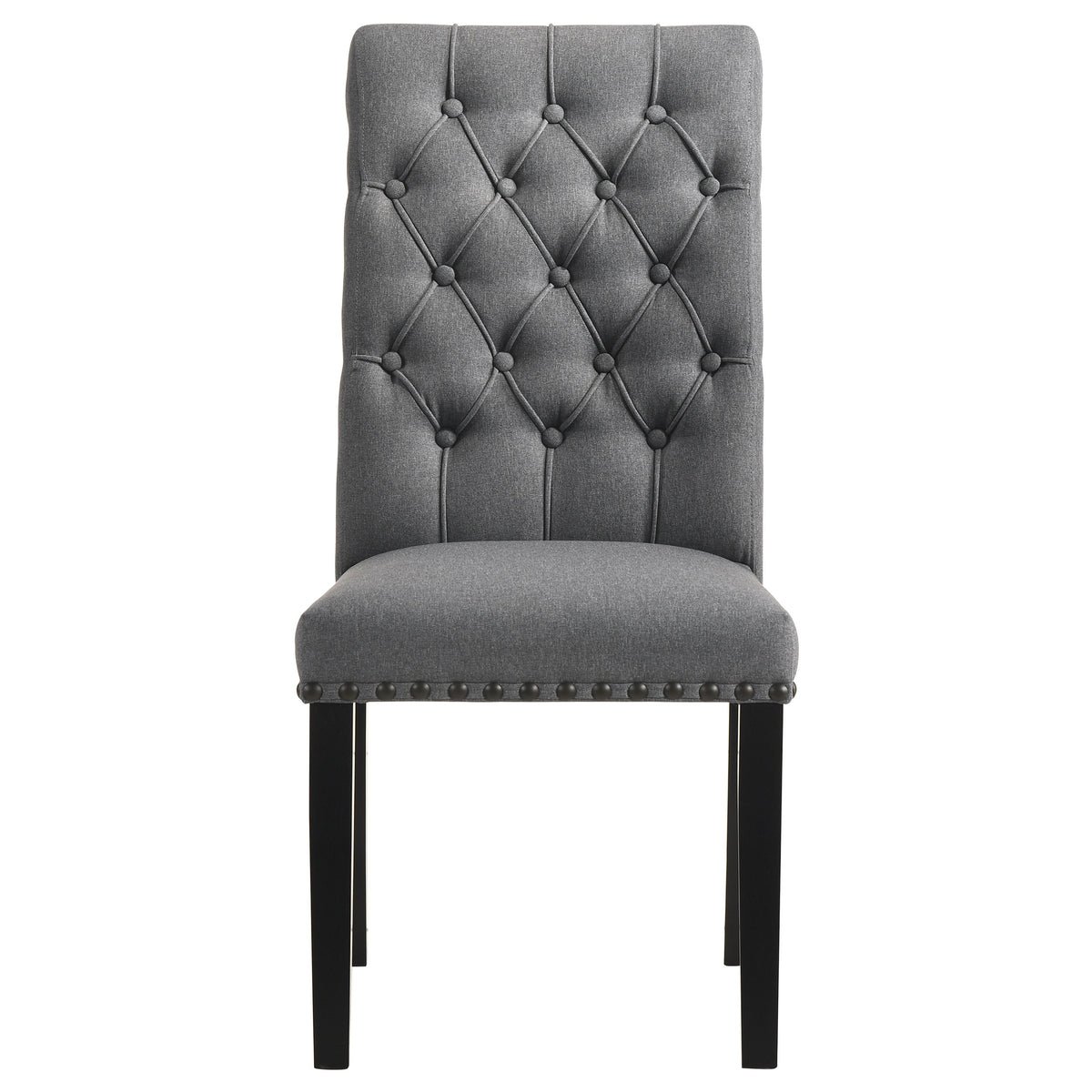 Alana Fabric Upholstered Dining Side Chair (Set of 2) - Grey
