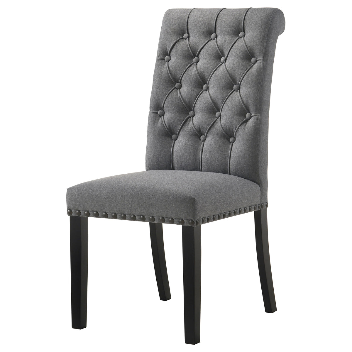 Alana Fabric Upholstered Dining Side Chair (Set of 2) - Grey
