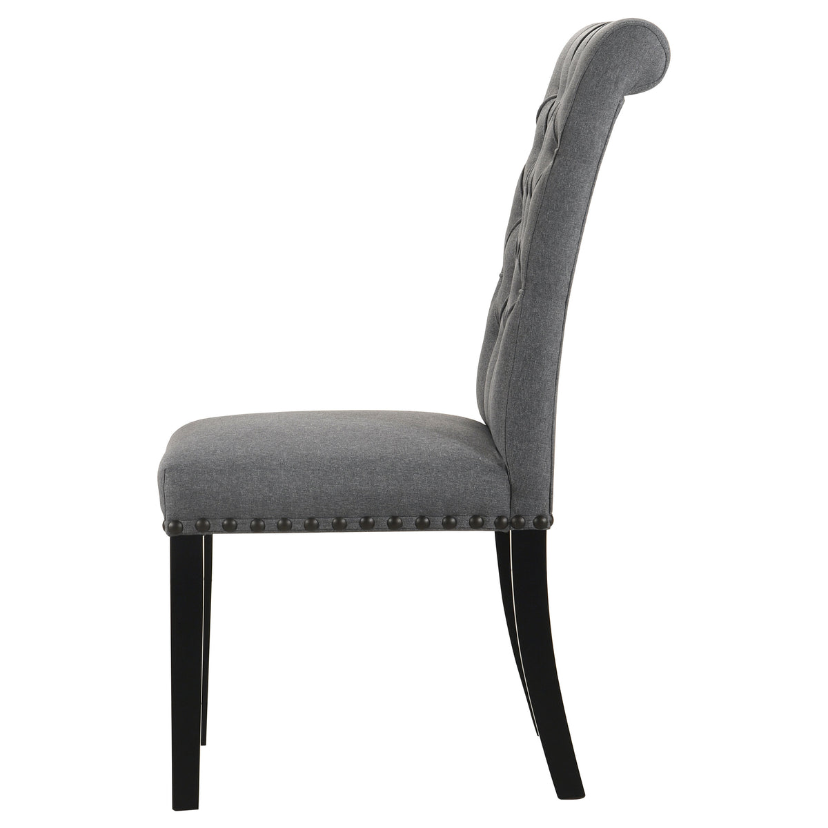 Alana Fabric Upholstered Dining Side Chair (Set of 2) - Grey