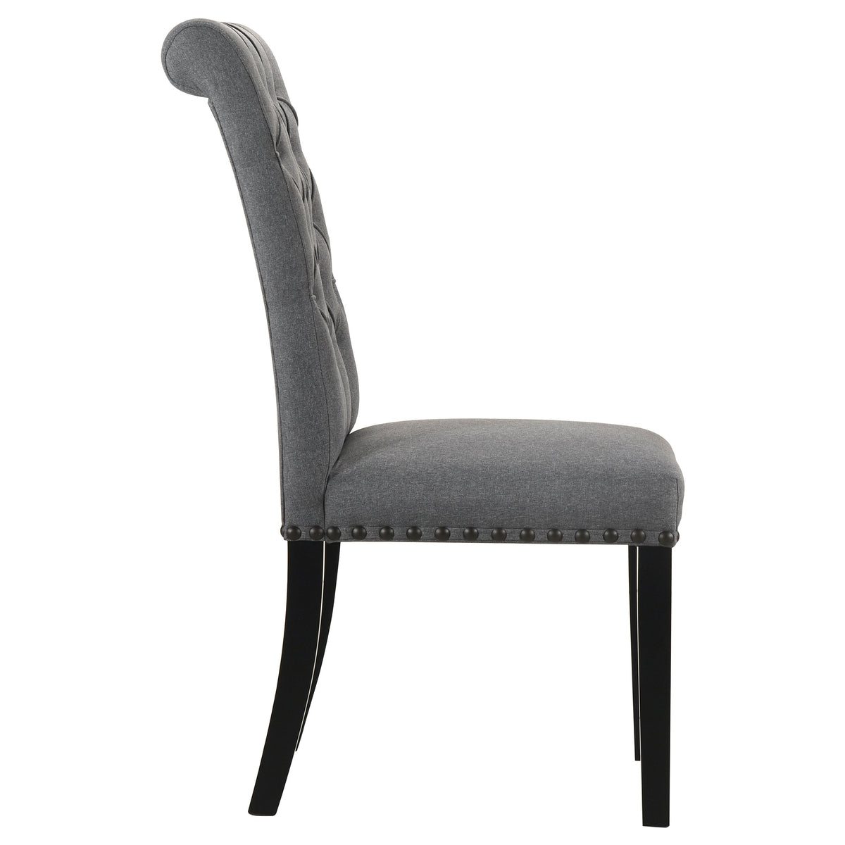 Alana Fabric Upholstered Dining Side Chair (Set of 2) - Grey