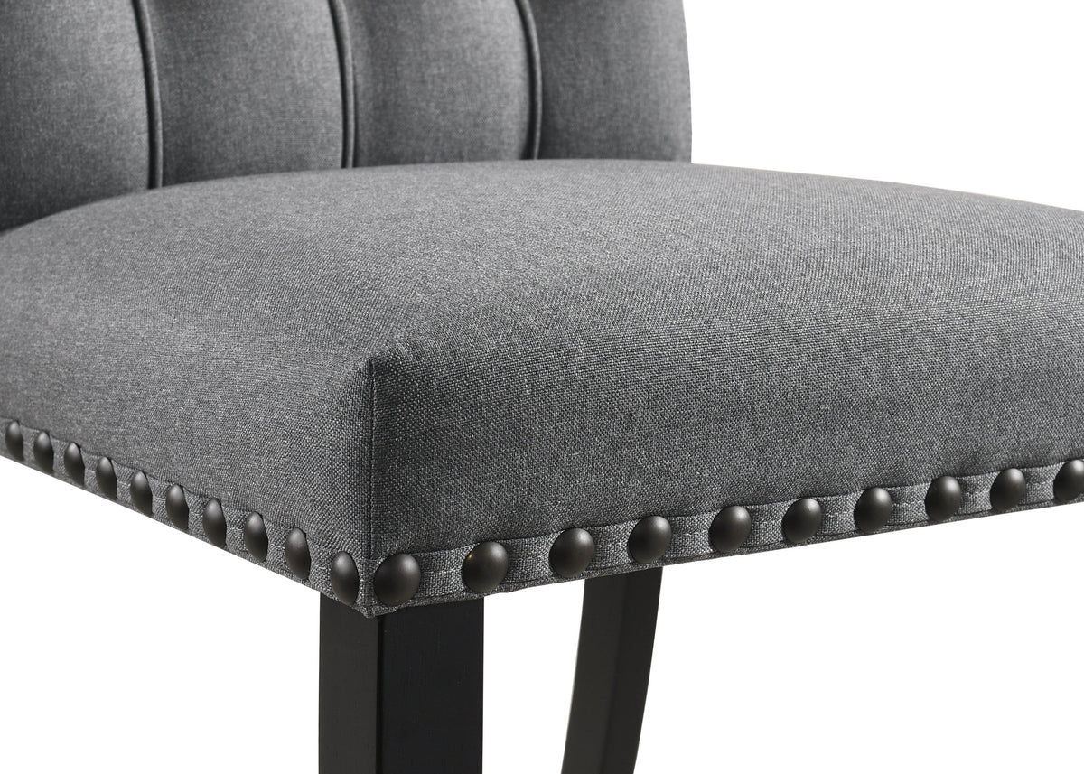 Alana Fabric Upholstered Dining Side Chair (Set of 2) - Grey