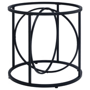 Levy Loop Metal Dining Table Base - Matte Black