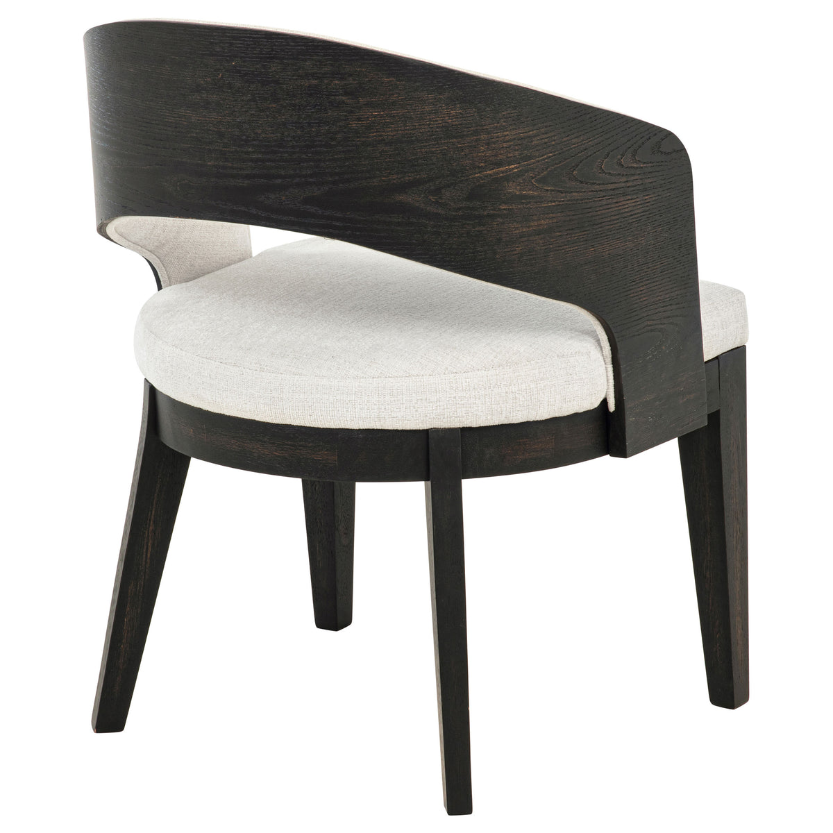 Leandro Upholstered Dining Arm Chair Cream (Set of 2)