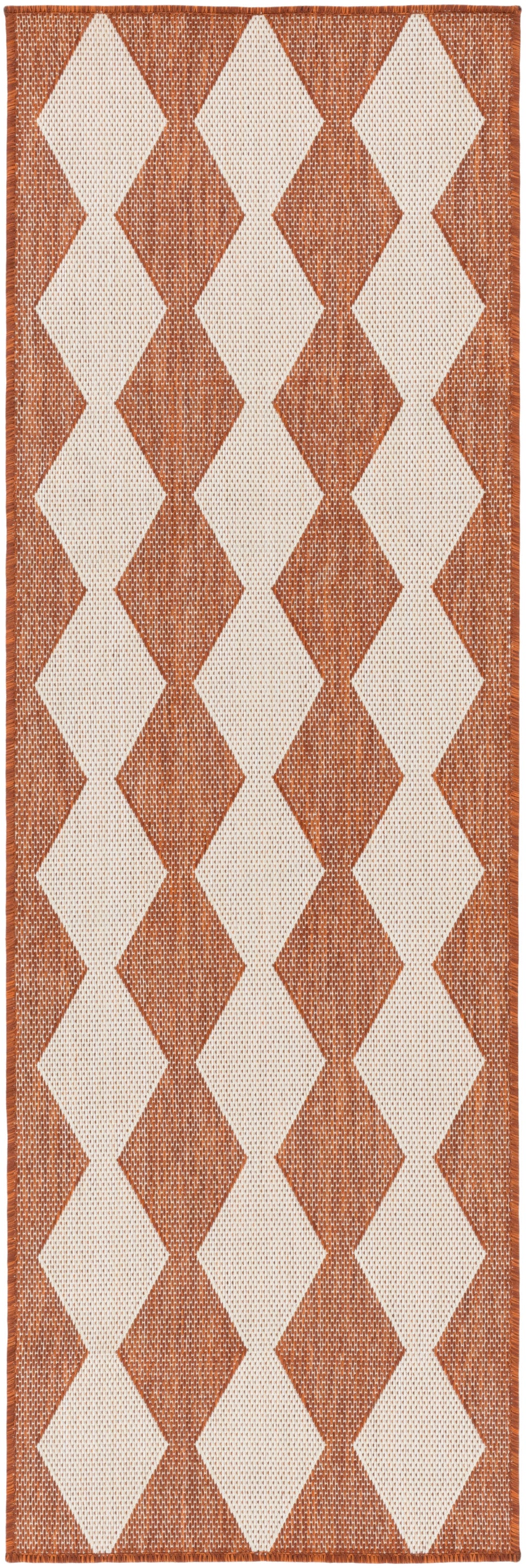 Positano POS04 Terracotta Rug - Runner