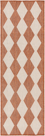 Positano POS04 Terracotta Rug - Runner