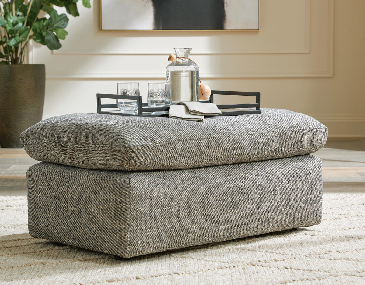 Dramatic Oversized Chair and Ottoman