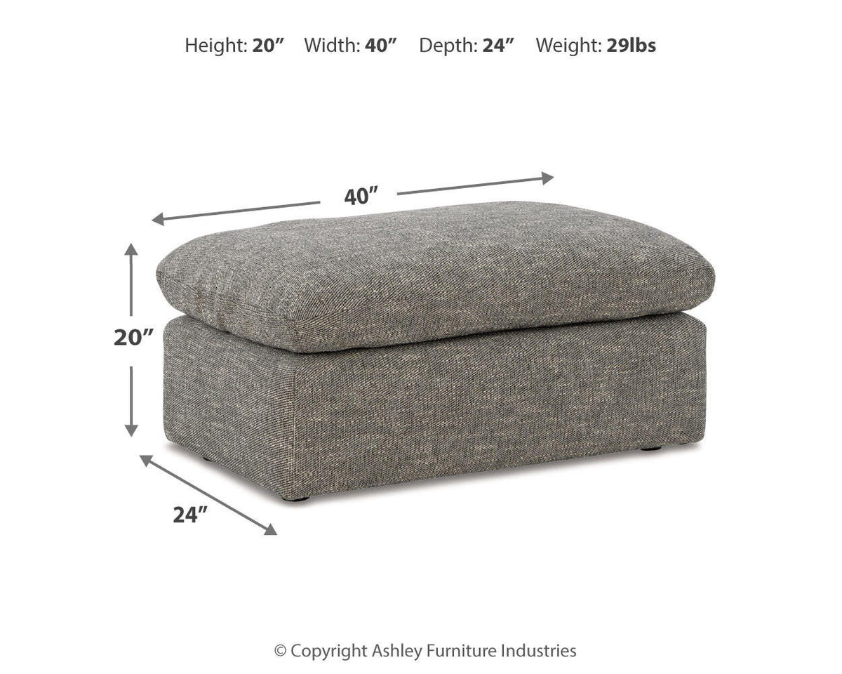 Dramatic Ottoman Chenille