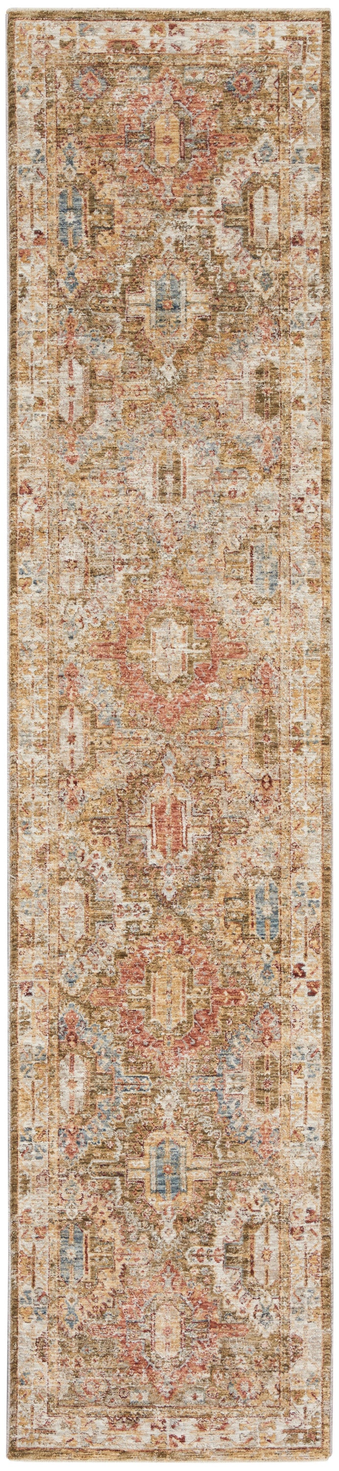 Sahar SHR01 Green Rug - Runner