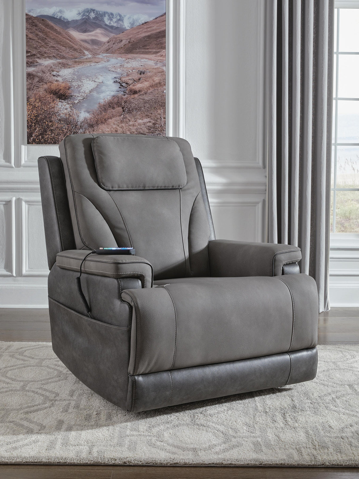 4Z-Peaceful Pause Power Lift Recliner Next-Gen DuraPella Microfiber