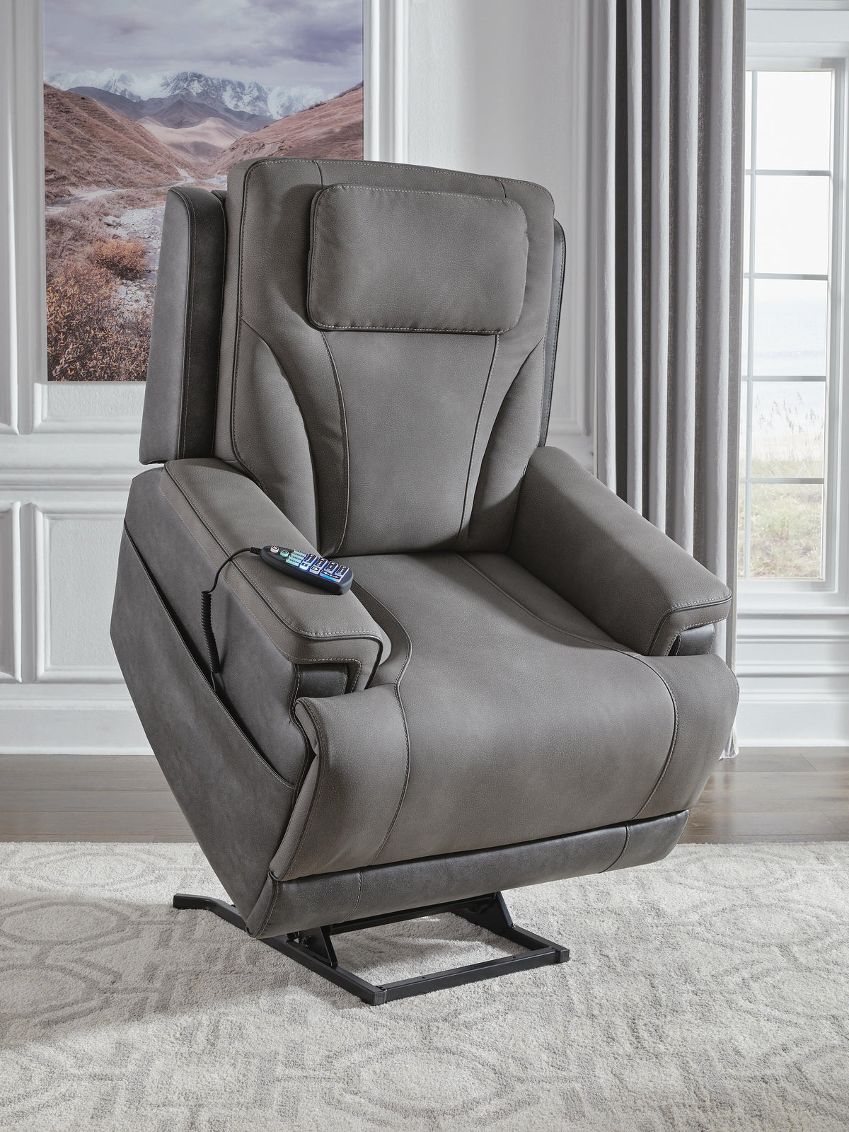 4Z-Peaceful Pause Power Lift Recliner Next-Gen DuraPella Microfiber