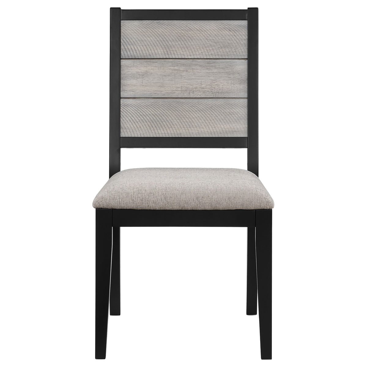 Elodie 5-piece Rectangular Extension Leaf Dining Set Grey and Black