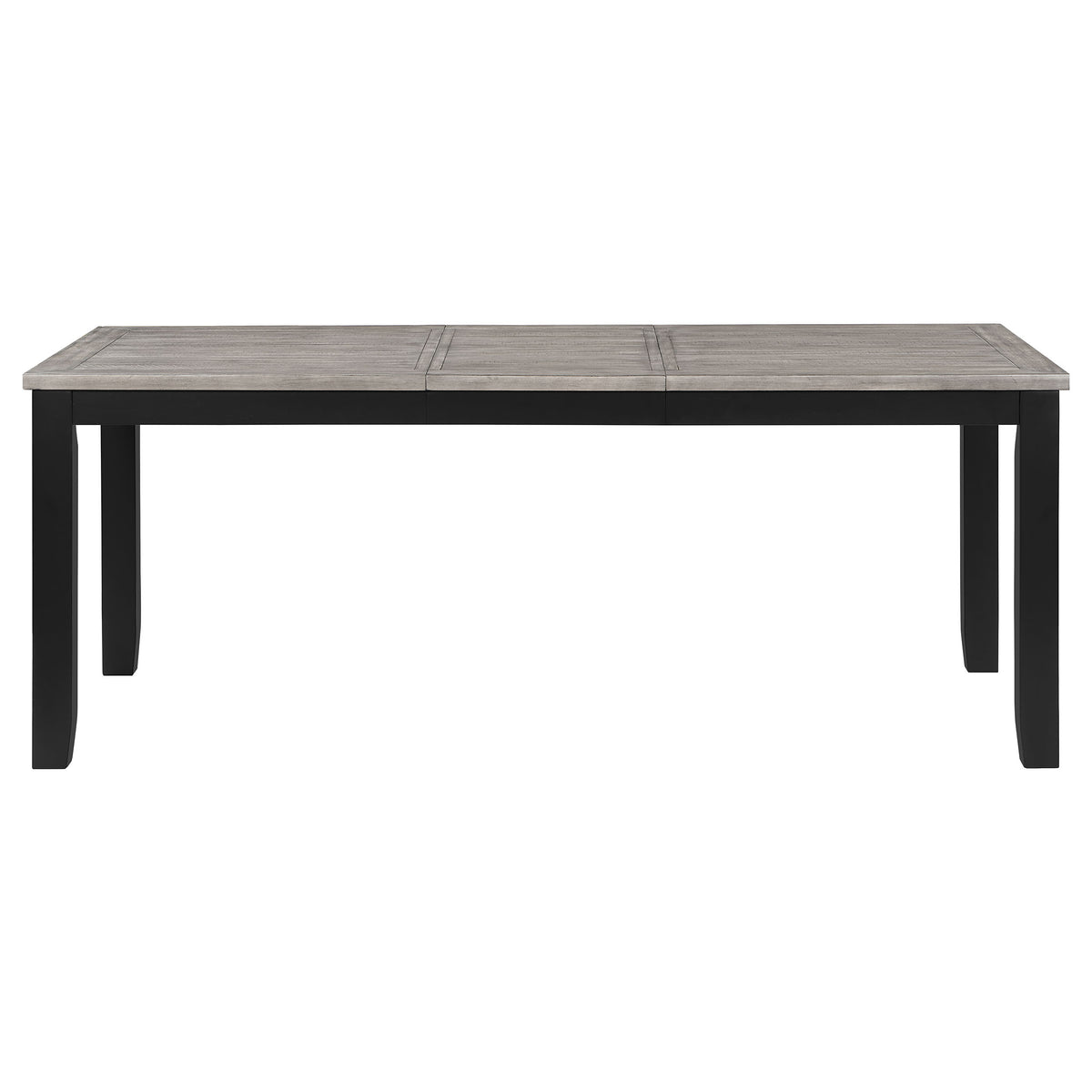 Elodie 7-piece Rectangular Extension Leaf Dining Set Grey and Black