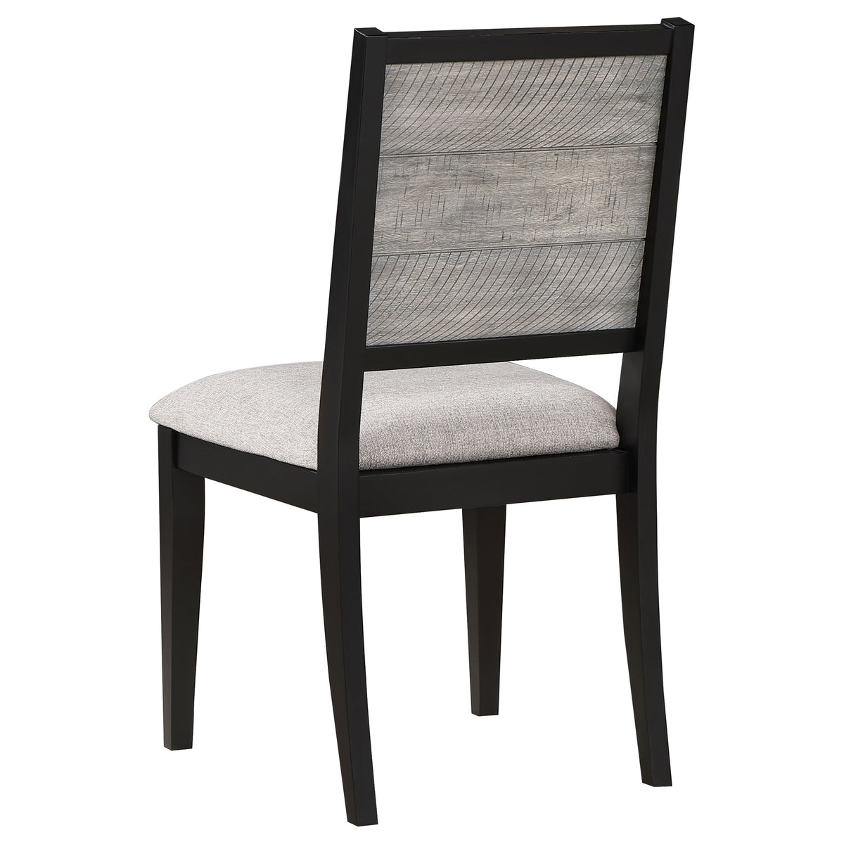 Elodie 7-piece Rectangular Extension Leaf Dining Set Grey and Black