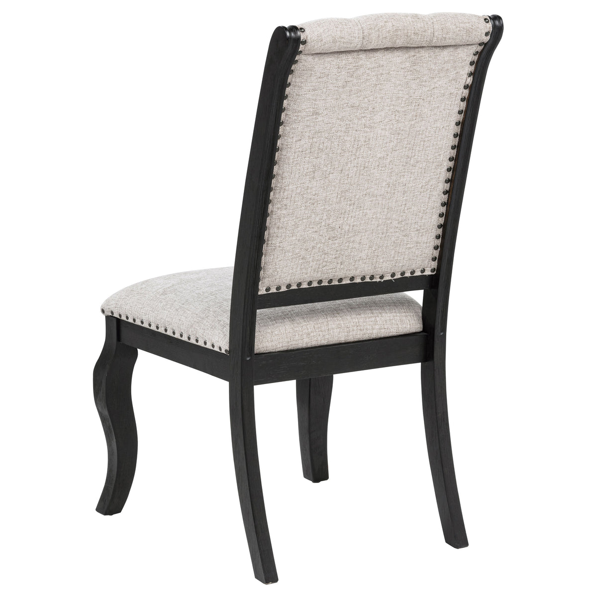 Phelps 7-piece Rectangular Dining Table Set Distressed Noir with 2 Arm Chairs and 4 Side Chairs
