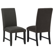 Berning Fabric Upholstered Parson Side Chair (Set of 2) - Charcoal