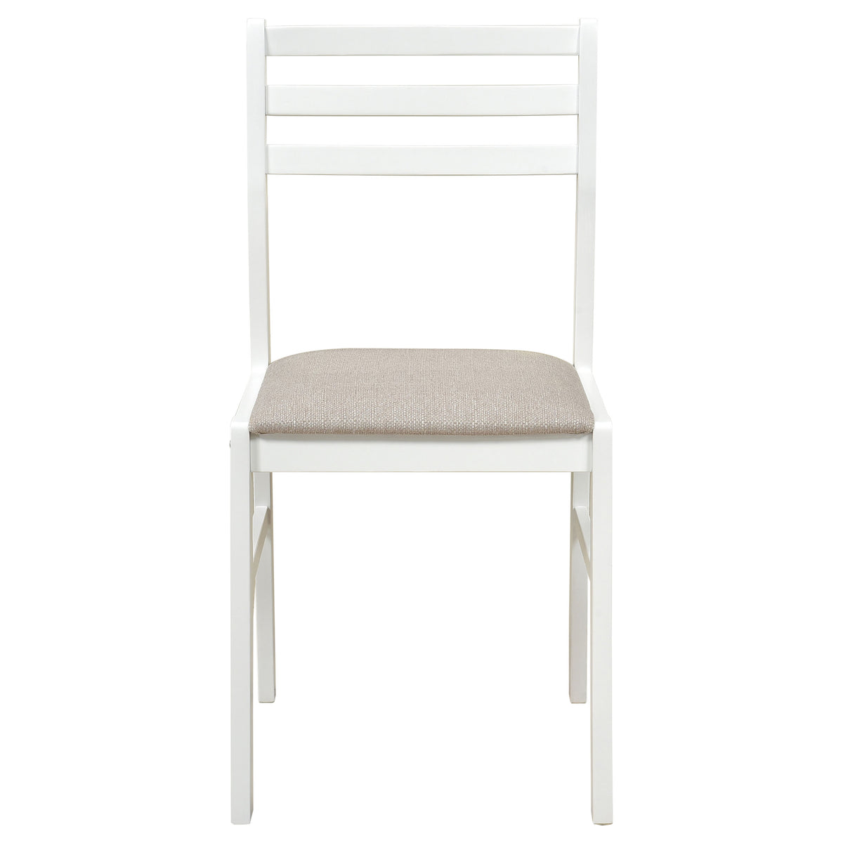 Bucknell 3-piece Round Drop Leaf Dining Table Set - White