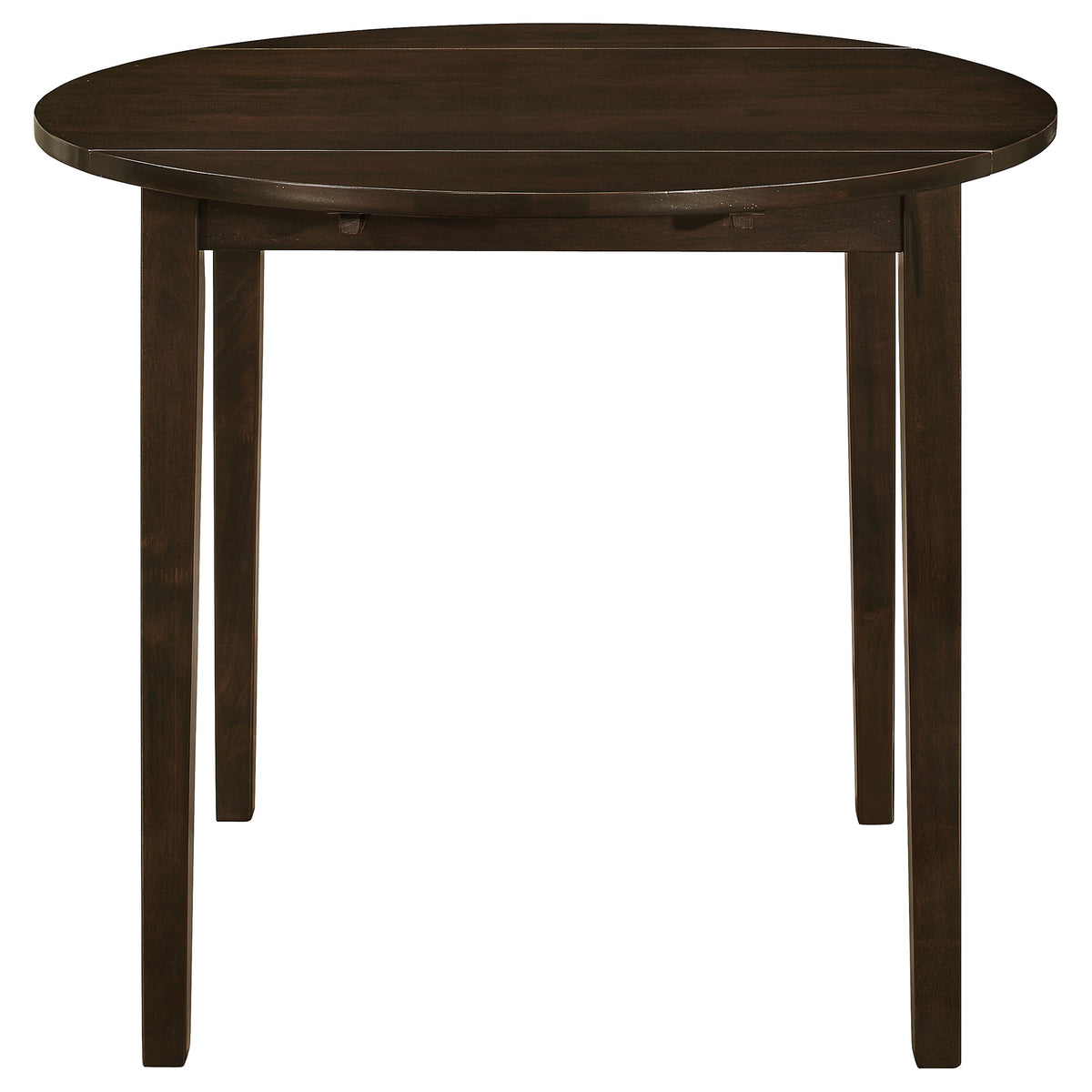 Bucknell 3-piece Round Drop Leaf Dining Table Set - Cappuccino