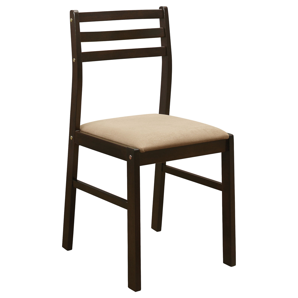 Bucknell 3-piece Round Drop Leaf Dining Table Set - Cappuccino