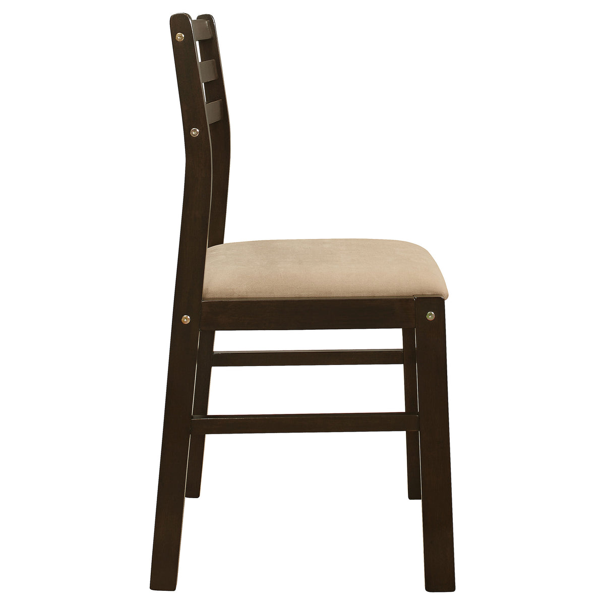 Bucknell 3-piece Round Drop Leaf Dining Table Set - Cappuccino