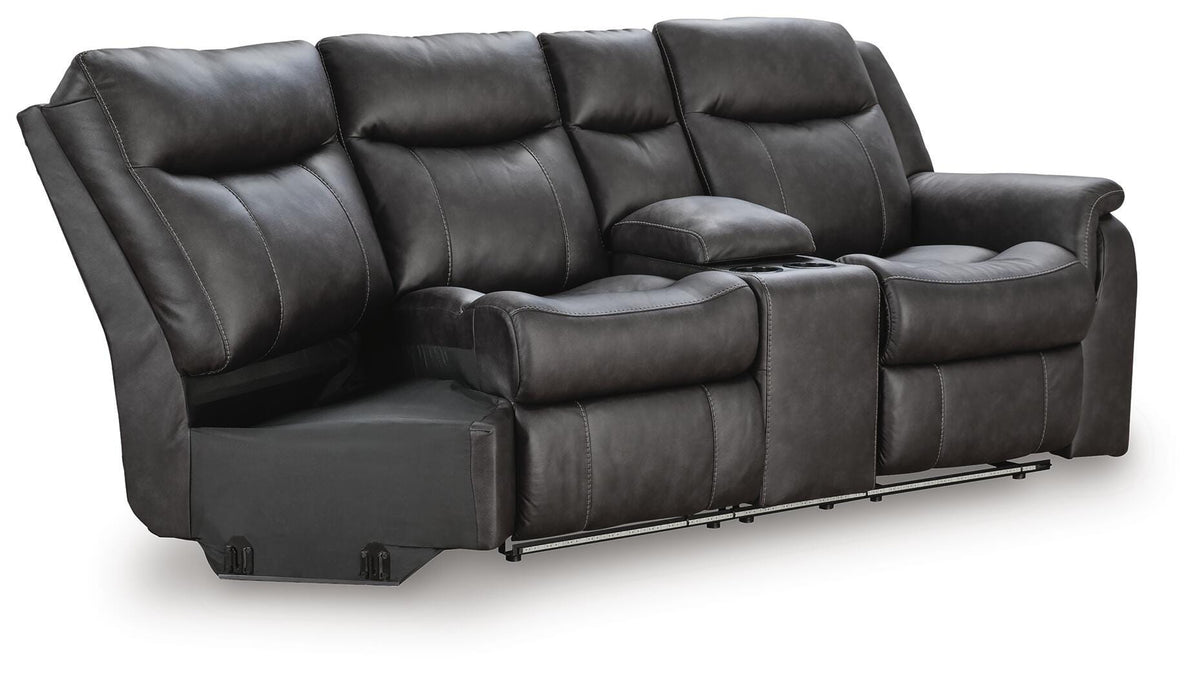 Sultan Meadow RAF Reclining Loveseat Faux Leather
