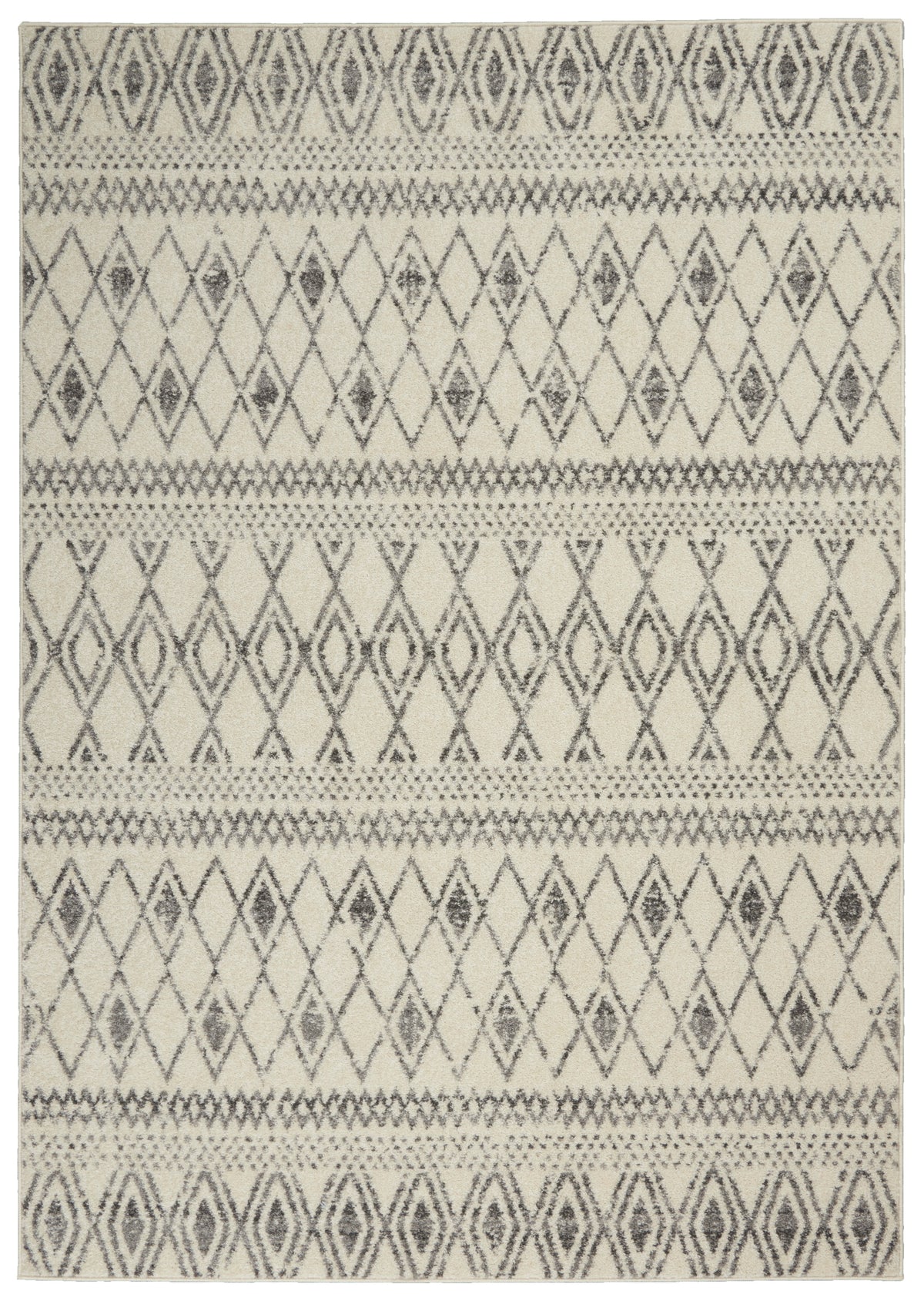 Passion PSN41 Ivory Grey Rug - Rectangle