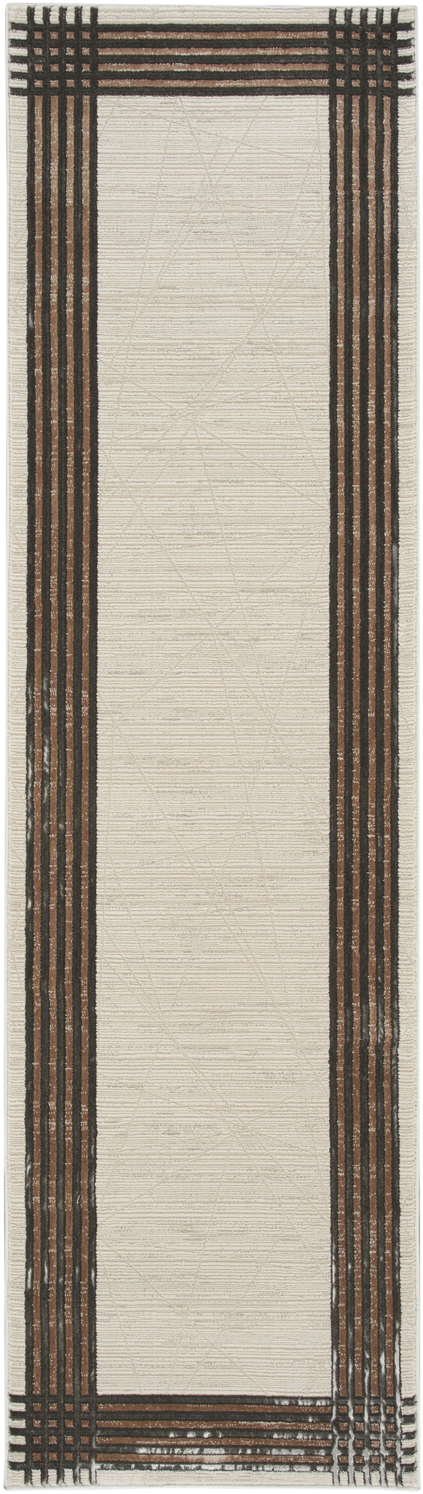 Desire DSR01 Ivory Silver Rug - Runner
