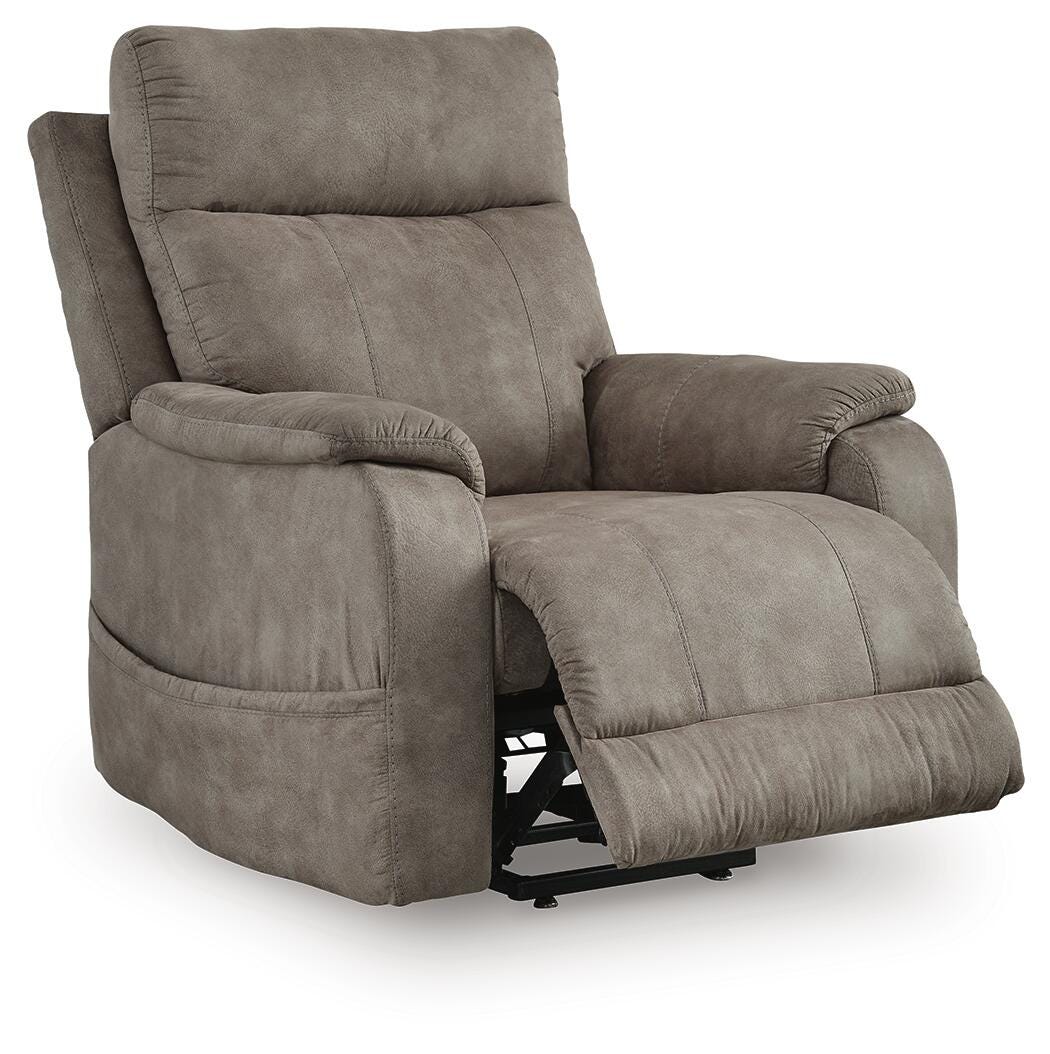 Crestmeade Power Lift Recliner Faux Leather