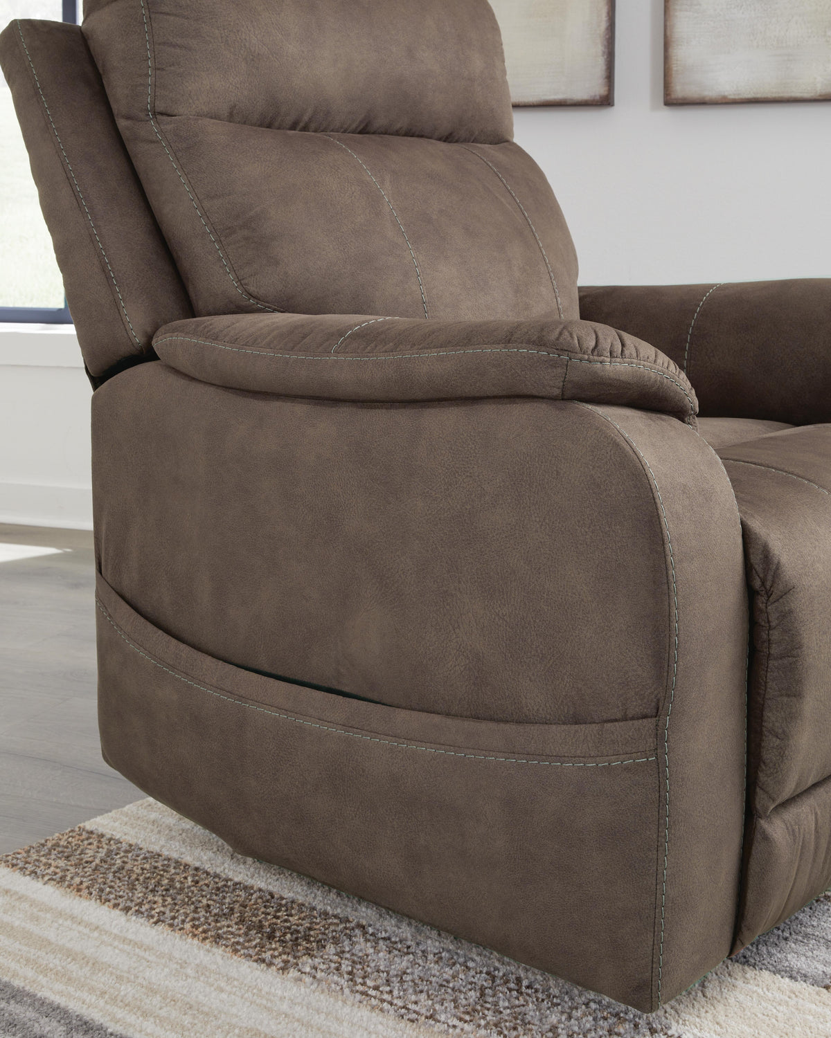 Crestmeade Power Lift Recliner Faux Leather